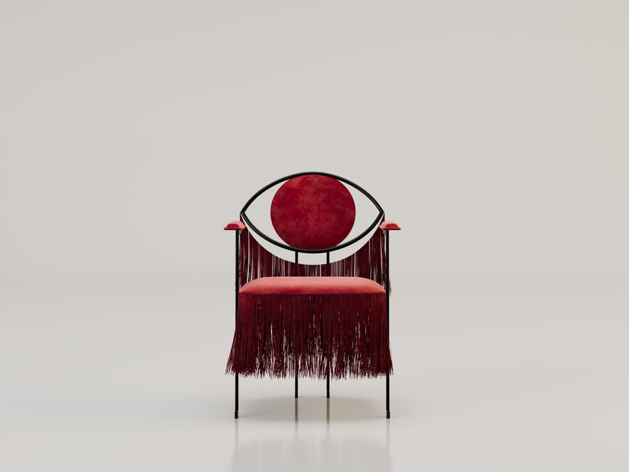 LA MYSTERIEUSE Chair in Red