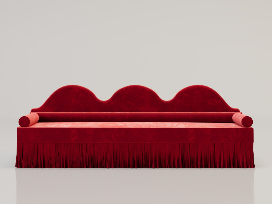 L'INTEMPOREL Sofa in Red