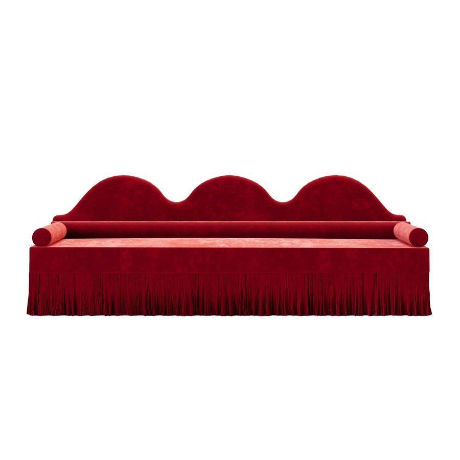L'INTEMPOREL Sofa in Red