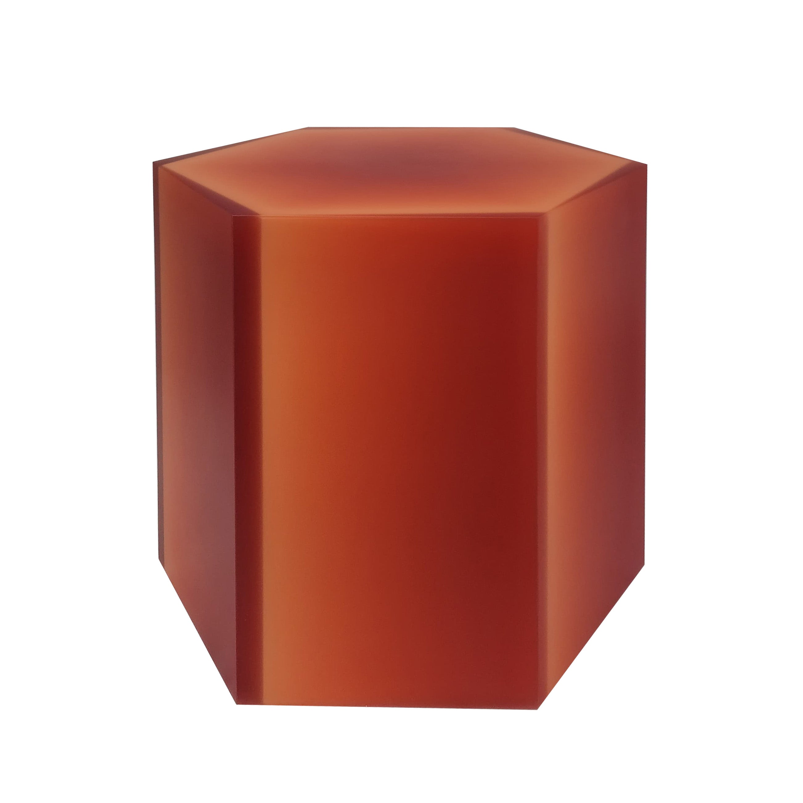 Hex Box in Dark Orange