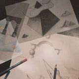 Pyramid in the Clouds Side Table