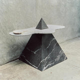Pyramid in the Clouds Side Table