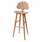 Ginkgo Bar Stool in Natural Finish