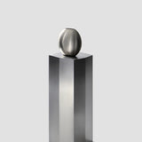 Ame II Pedestal in Brushed Stainless Steel