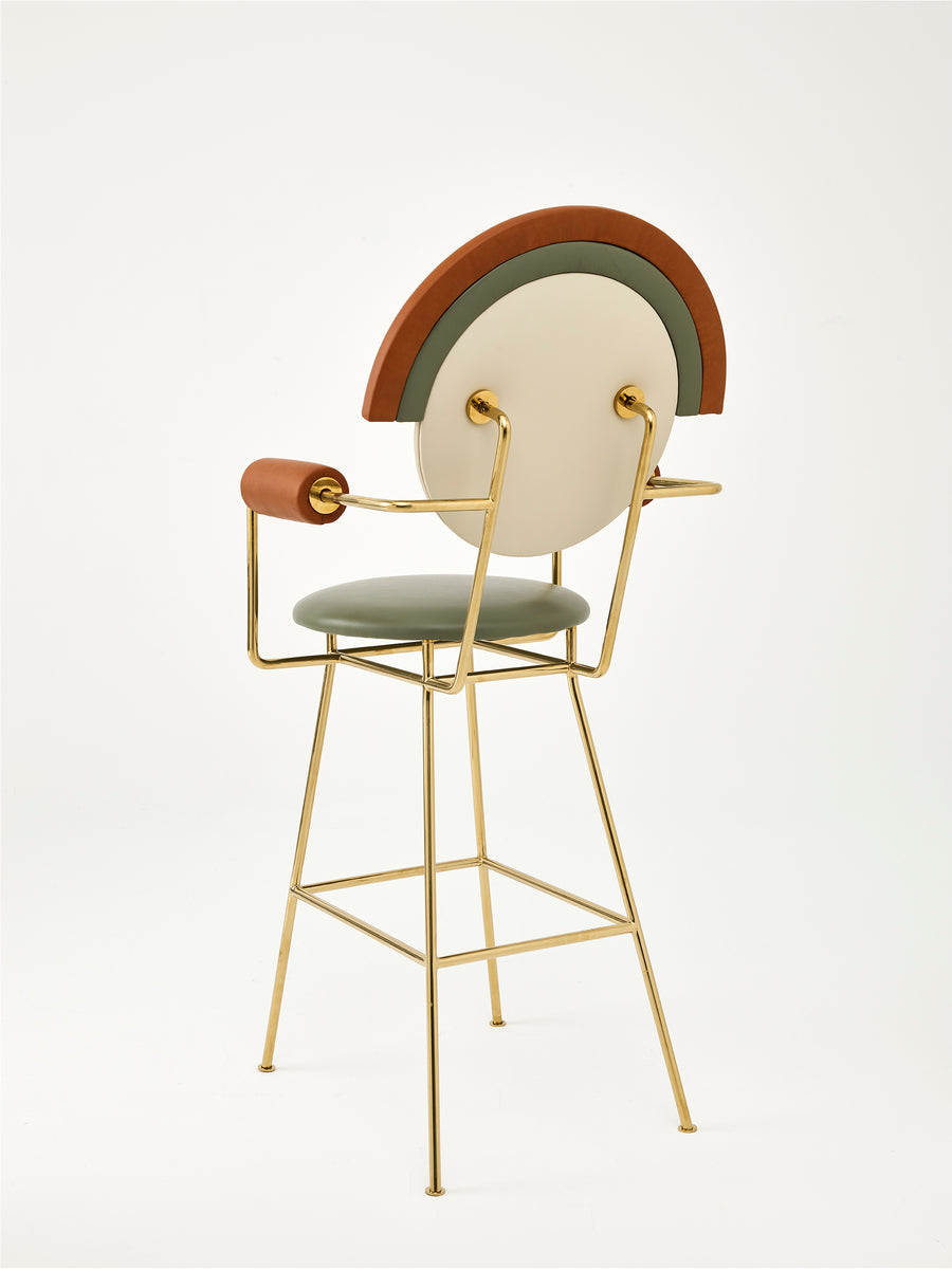 Iris Bar Stool with Arms