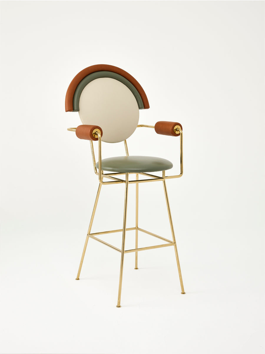 Iris Bar Stool with Arms