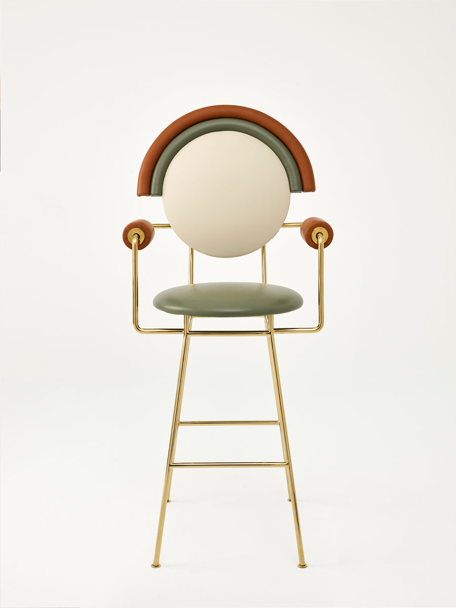 Iris Bar Stool with Arms