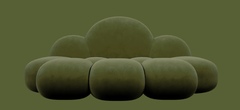 LOS ANGELES Sofa in Olive