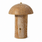 Gold Crackle Mushroom Table Lamp