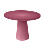 Elliptical Entry Table In Dusty Pink