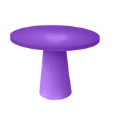 Elliptical Entry Table In Purple