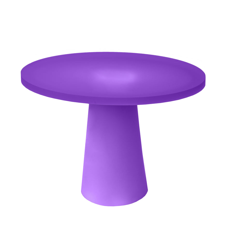 Elliptical Entry Table In Purple