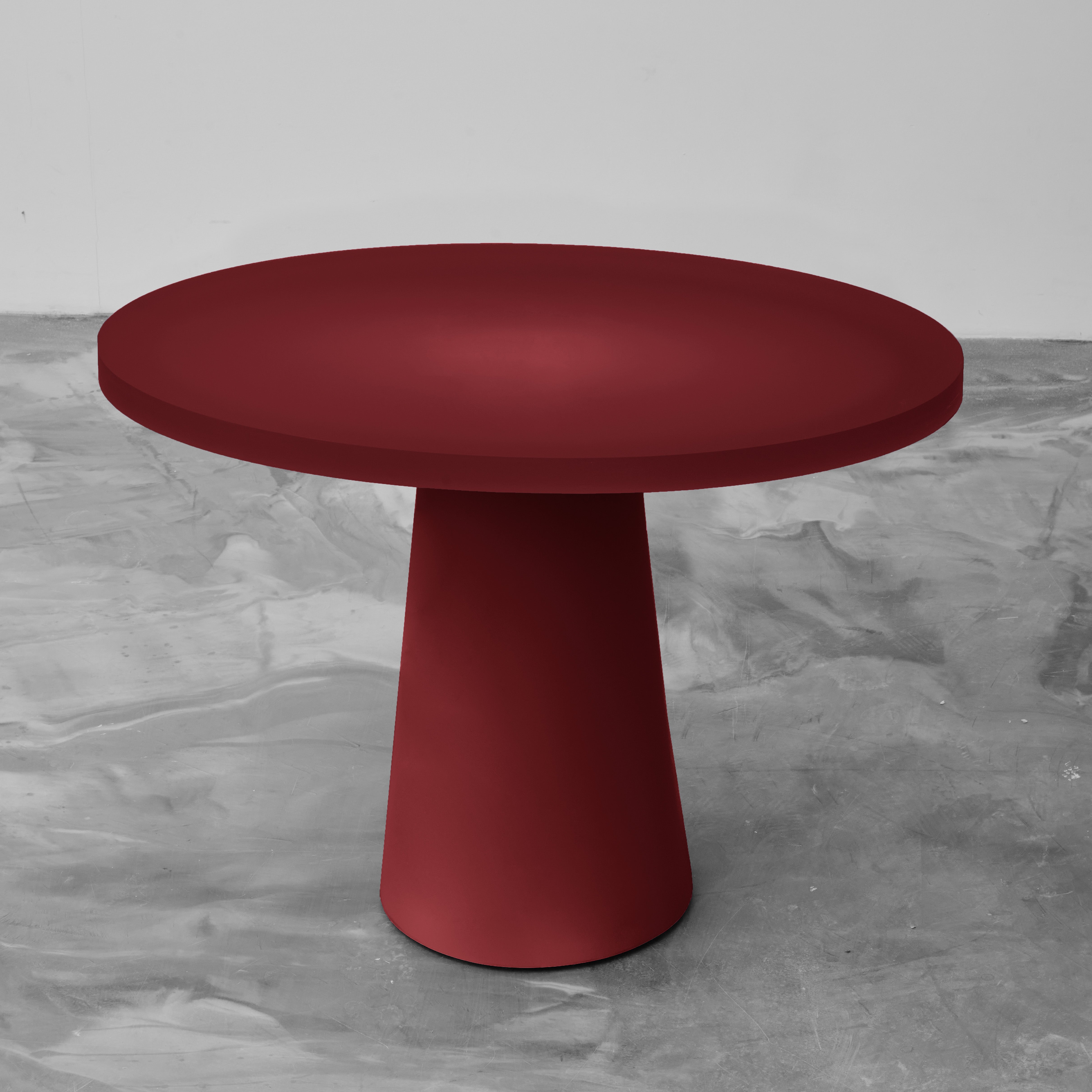 Elliptical Entry Table In Blue