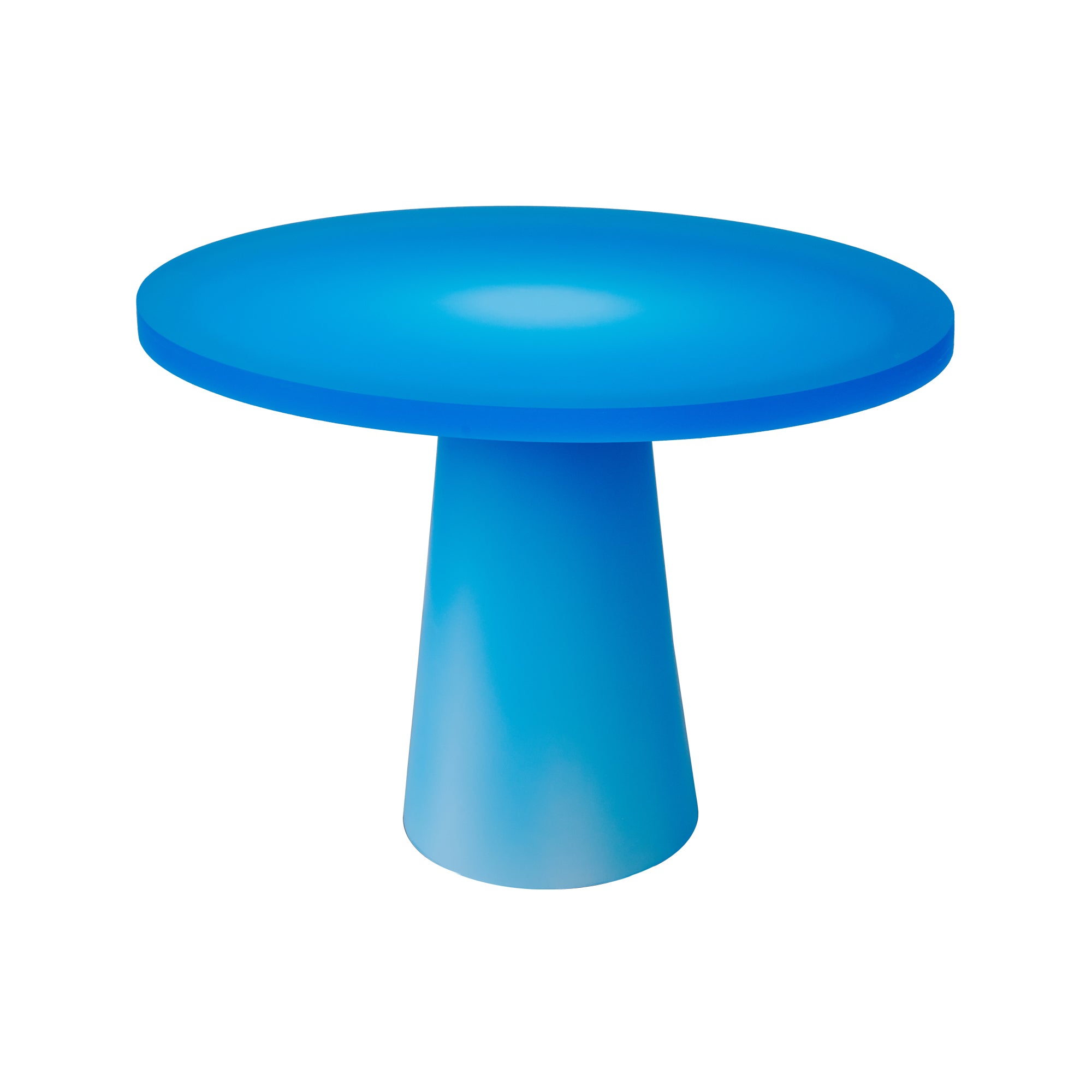 Elliptical Entry Table In Blue
