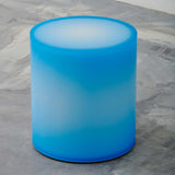 Drum Side Table In Dusty Pink