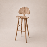 Ginkgo Bar Stool in Natural Finish