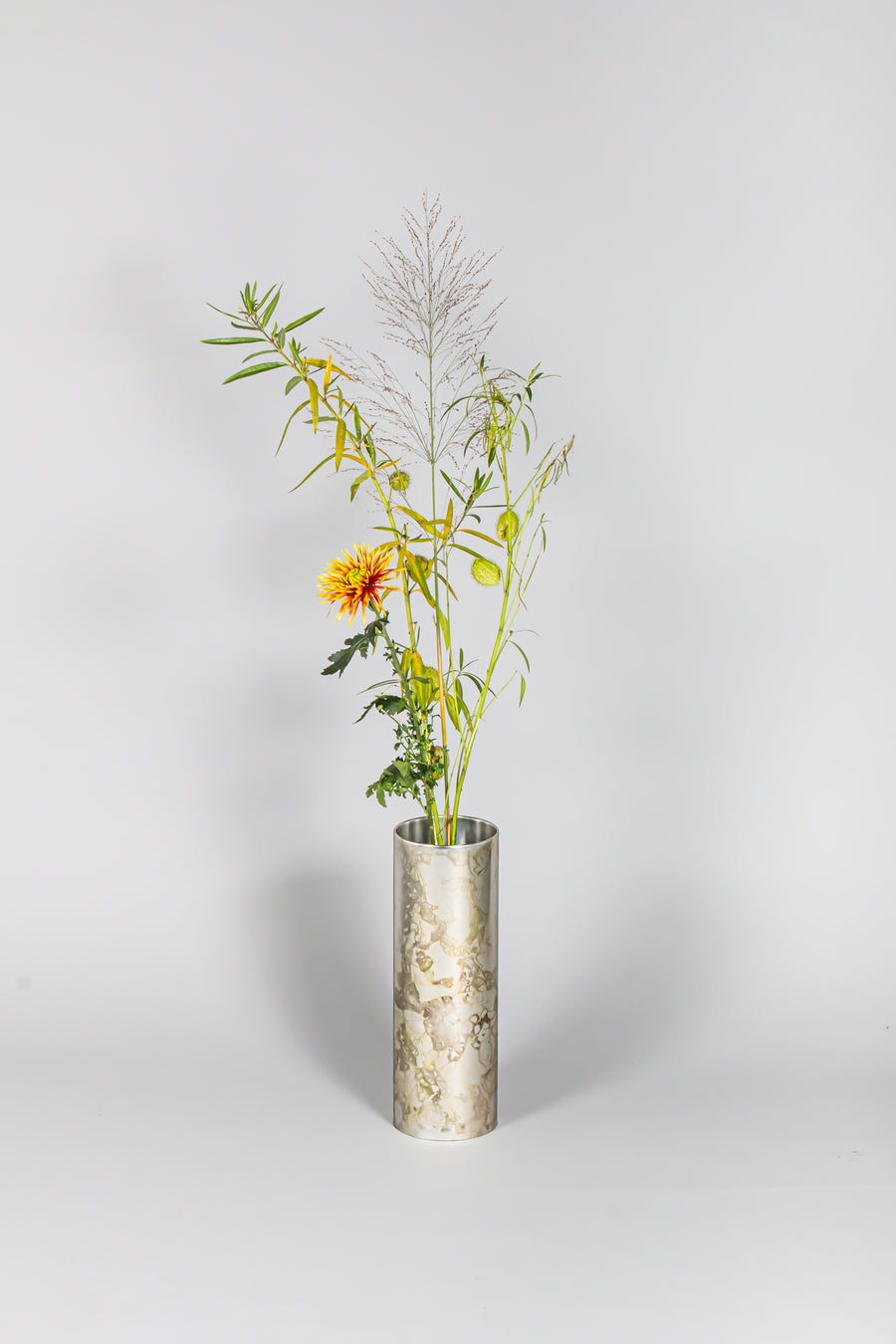 Small Cambium Vase in Glossy Green