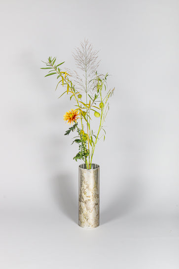 Small Cambium Vase in Glossy Green