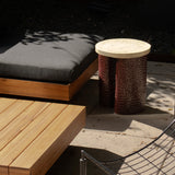 Raspberry Side Table