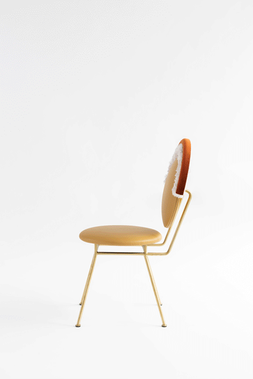 Iris Spring Chair in Leather