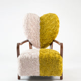Uni Armchair in Yellow/Cream
