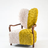 Uni Armchair in Yellow/Cream