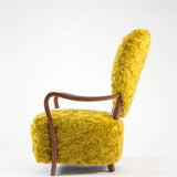 Uni Armchair in Yellow/Cream