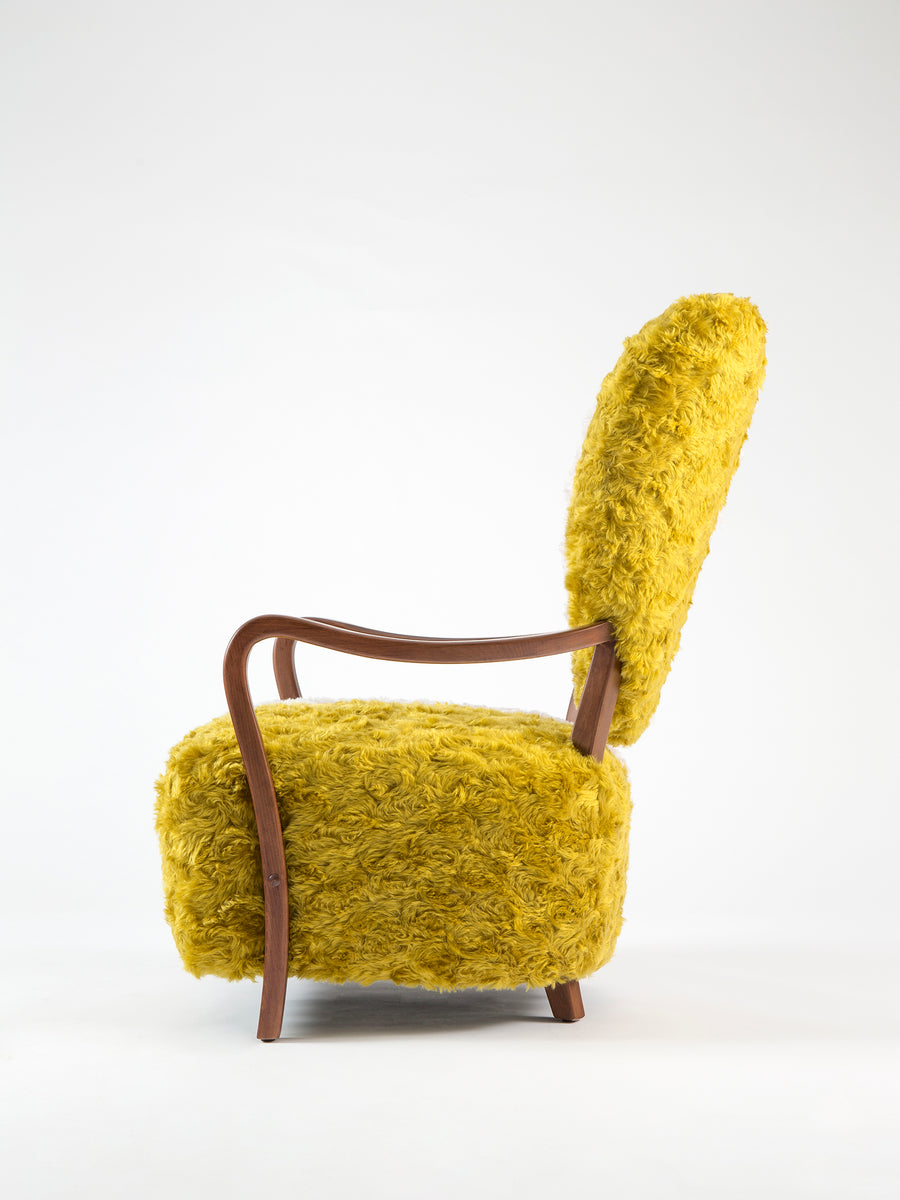 Uni Armchair in Yellow/Cream