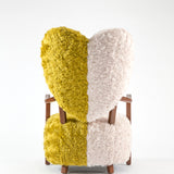 Uni Armchair in Yellow/Cream