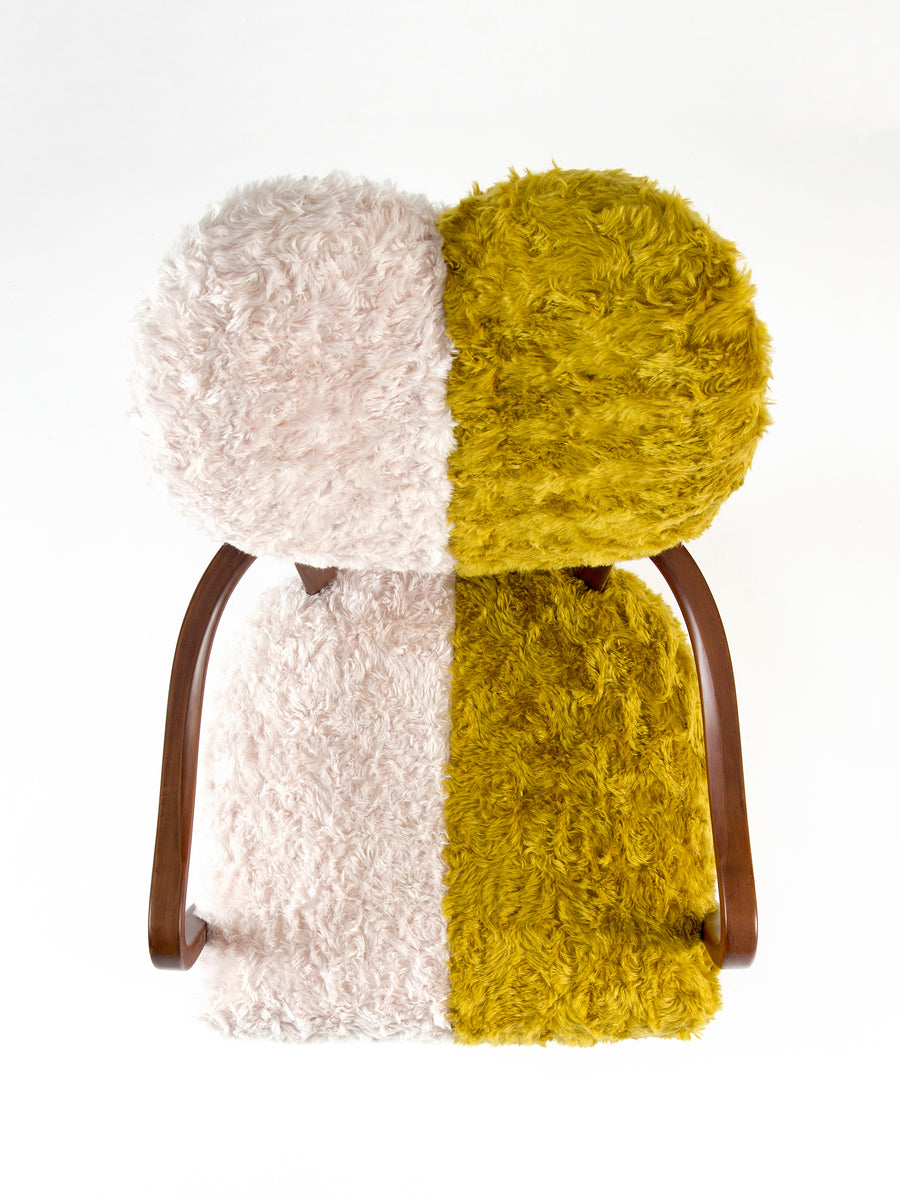 Uni Armchair in Yellow/Cream