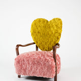 Uni Armchair in Yellow/Pink