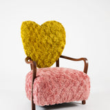 Uni Armchair in Yellow/Pink