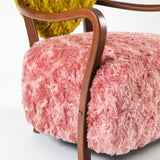Uni Armchair in Yellow/Pink