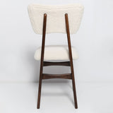 Butterfly Chair in White Boucle