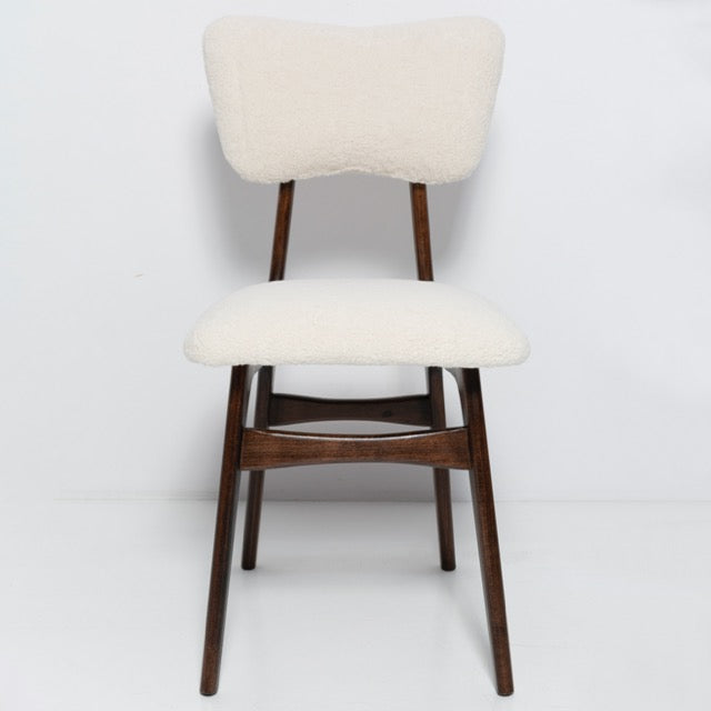 Butterfly Chair in White Boucle