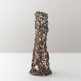 Copper Patina Bud Vase