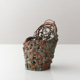Copper Patina Wire Vessel Set