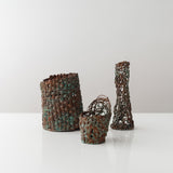 Copper Patina Wire Vessel Set