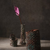 Copper Patina Wire Vessel Set