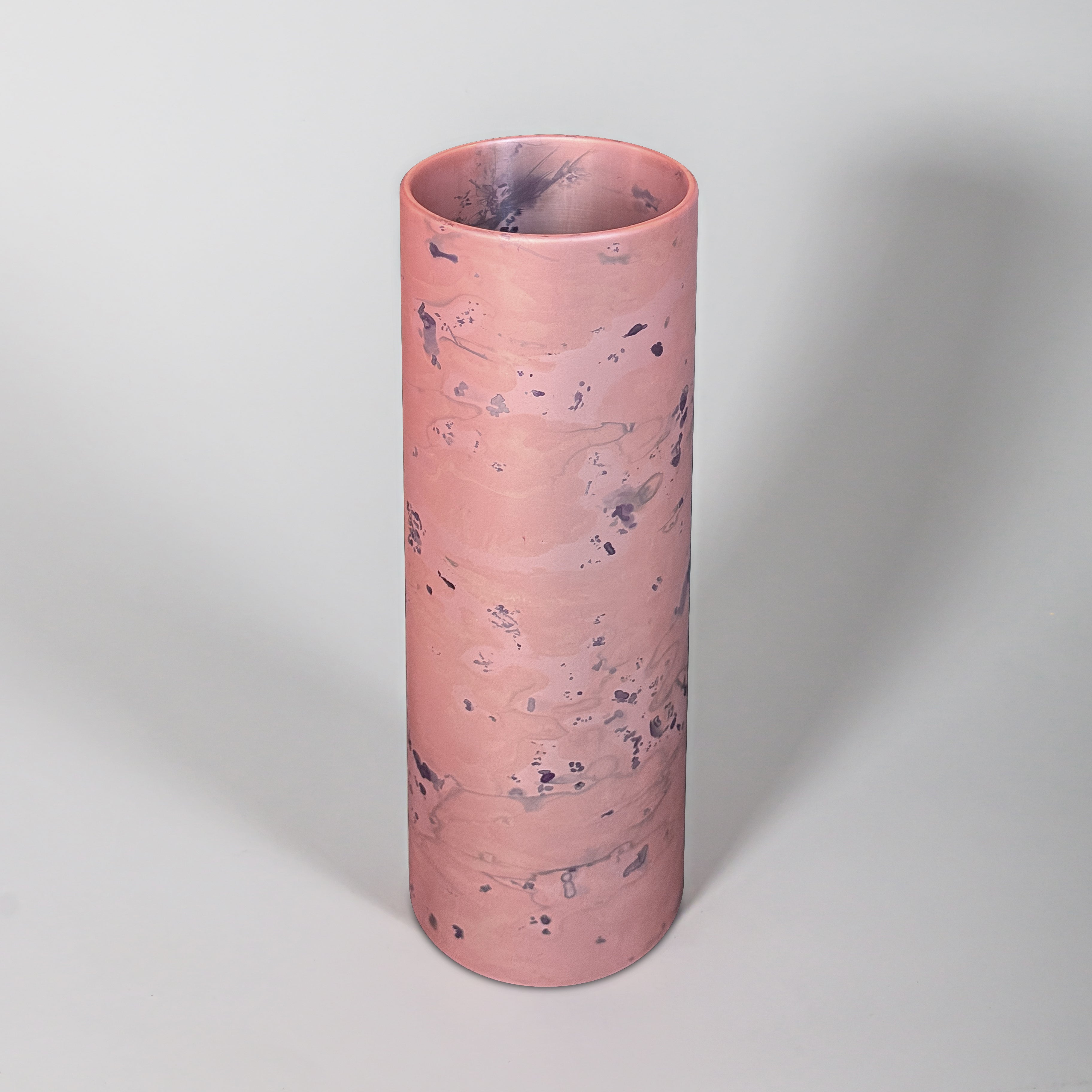 Medium Cambium Vase in Matte Light Pink