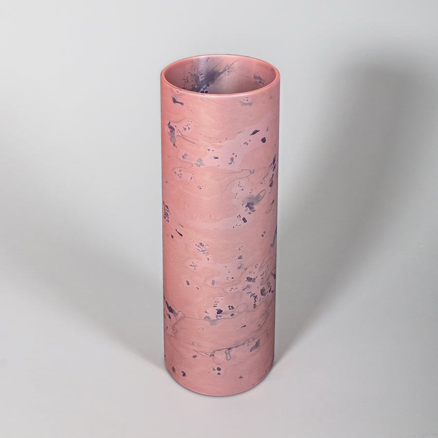Medium Cambium Vase in Matte Light Pink