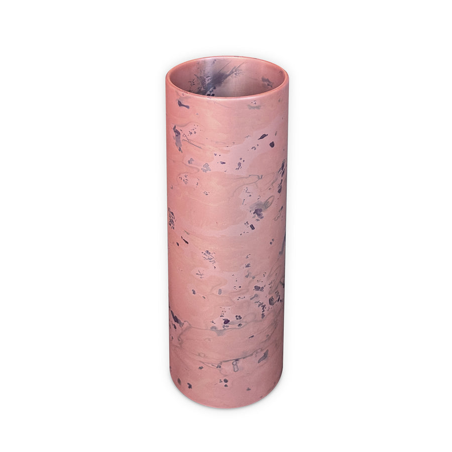 Medium Cambium Vase in Matte Light Pink