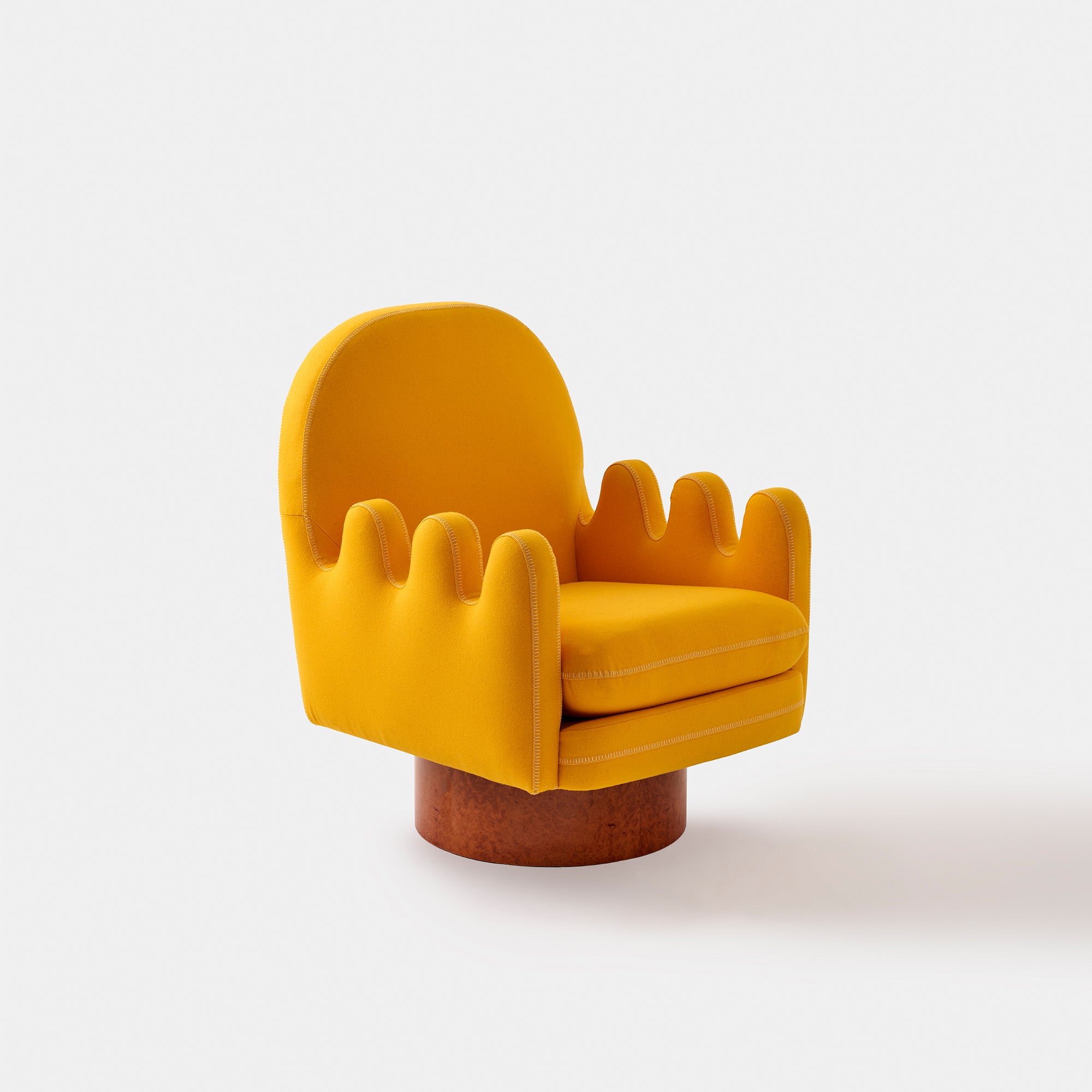 Semo Armchair in Blue/Green