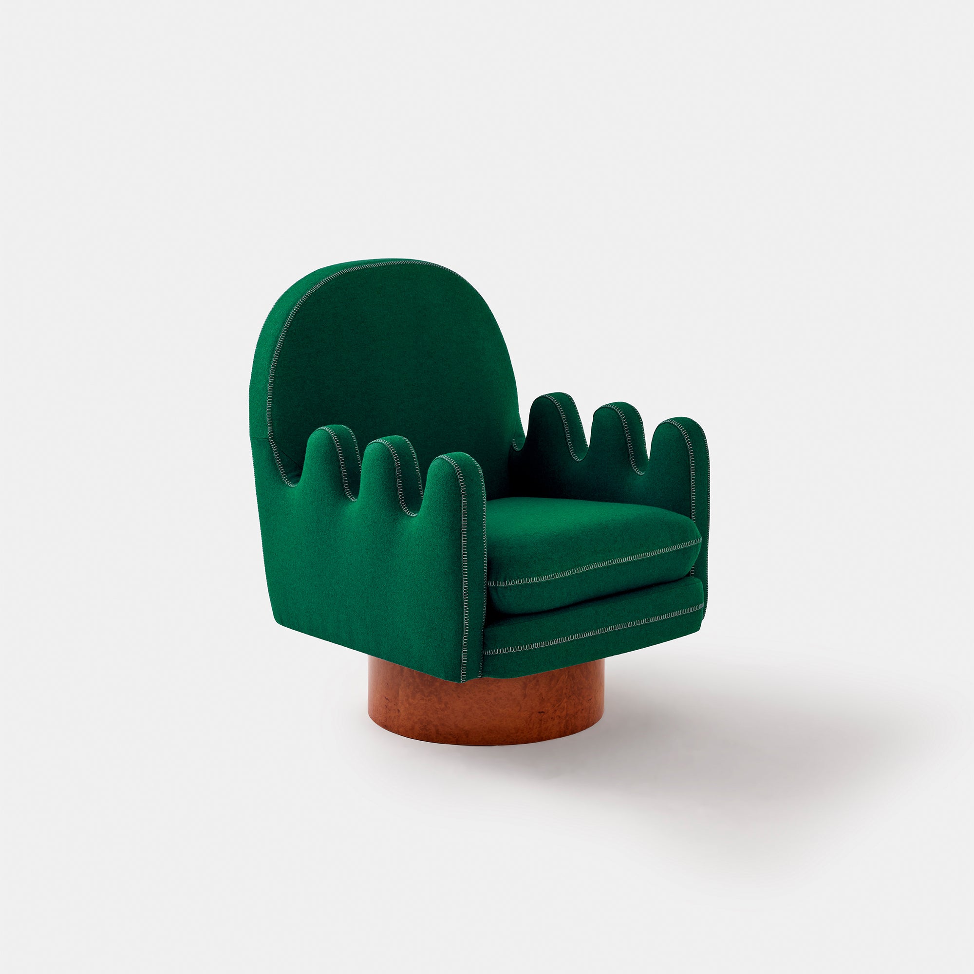 Semo Armchair in Navy