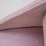 Pink Console made from Cement by designer Bailey Fontaine. Represented by Tuleste Factory, a design showroom in Chelsea.