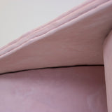 Pink Console made from Cement by designer Bailey Fontaine. Represented by Tuleste Factory, a design showroom in Chelsea.
