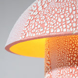 Pink Crackle Mushroom Table Lamp
