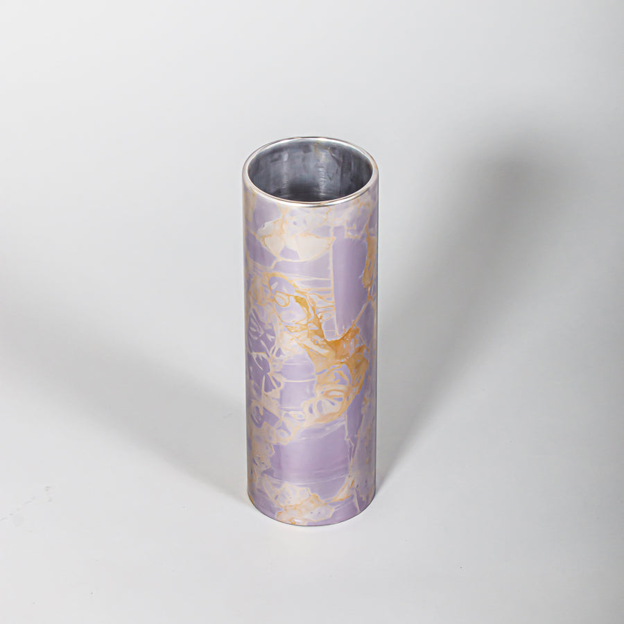 Small Cambium Vase in Glossy Purple