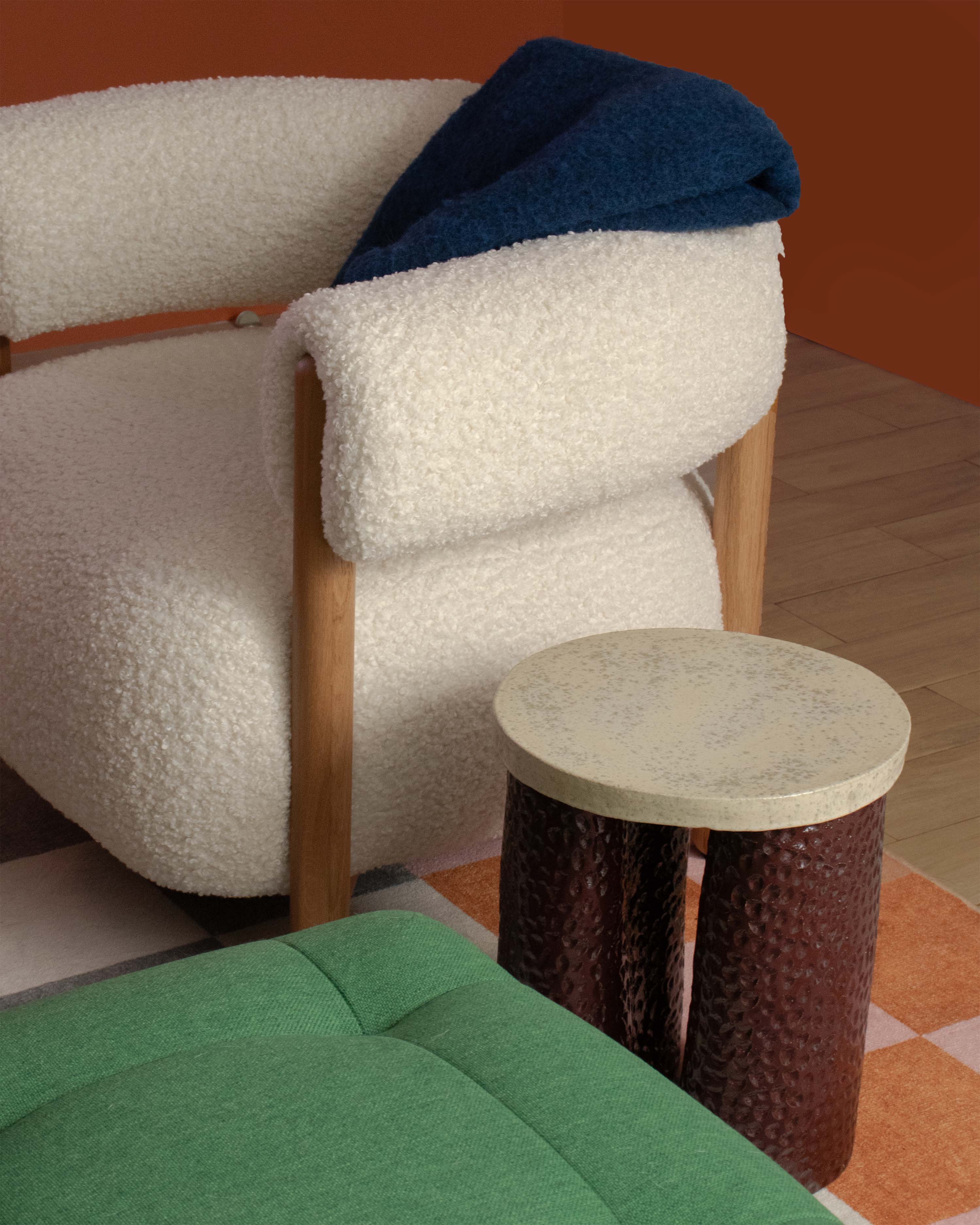 One Raspberry On A Table Raspberry Side Table – Tuleste Factory