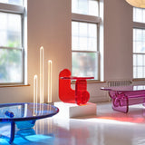 Plump Coffee Table in Bold Blue